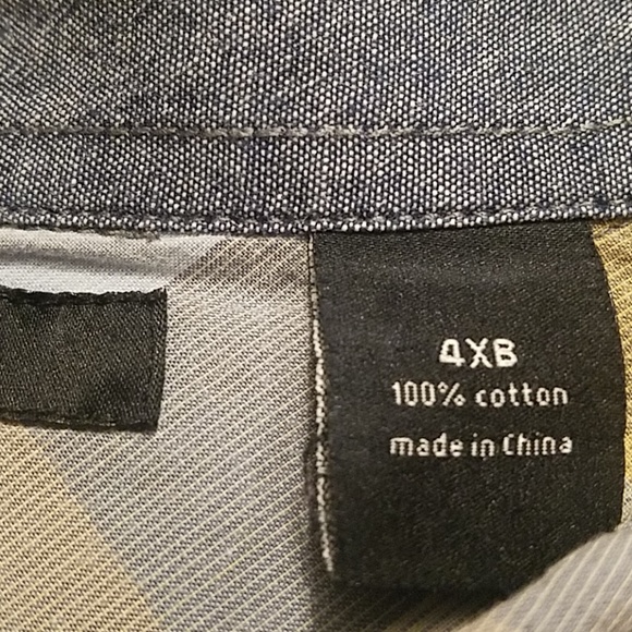 Big Man Casual Shirt. SEAN JOHN. 4XB - Picture 4 of 7